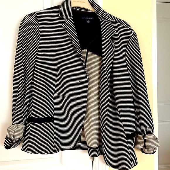 Tommy Hilfiger Jackets & Blazers - Navy & White Striped Tommy Hilfiger jacket
